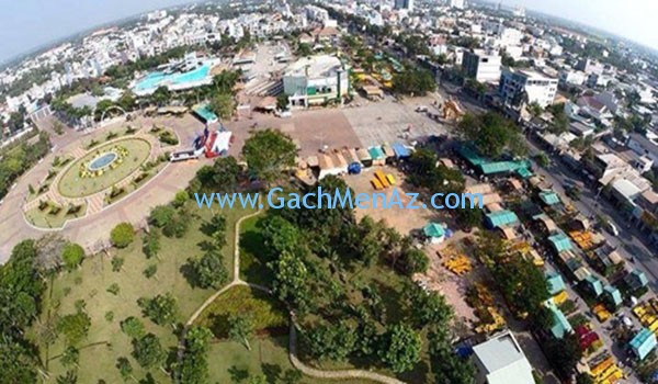 Thị xã Tân An, Long An cùng nhiều công trình xây dựng